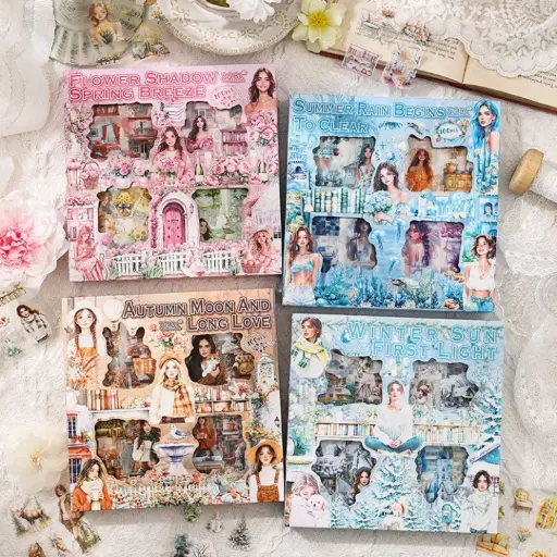 [EE25-1626] Caja de 100 Stickers Muñequita