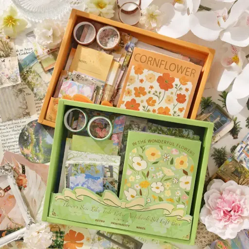 [EE25-1640A] Set de Journal de Flores
