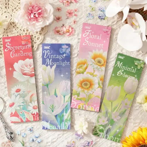 [EE25-1648] Libro de Stickers Flor