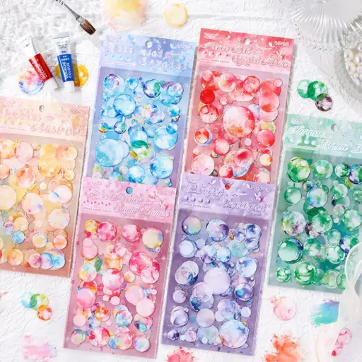 [EE25-1658] Stickers Círculos Diamantados