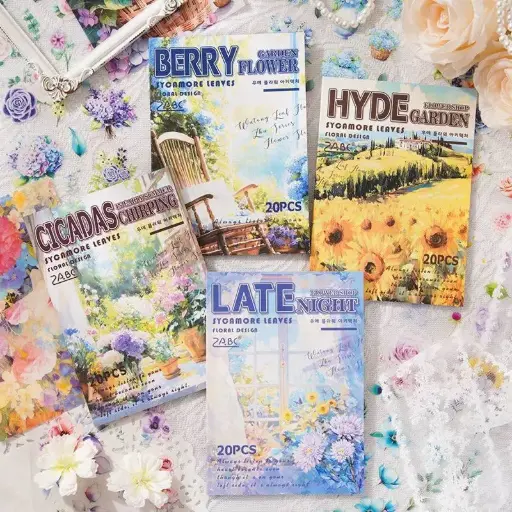 [EE25-1700] Libreta de Stickers de Flores