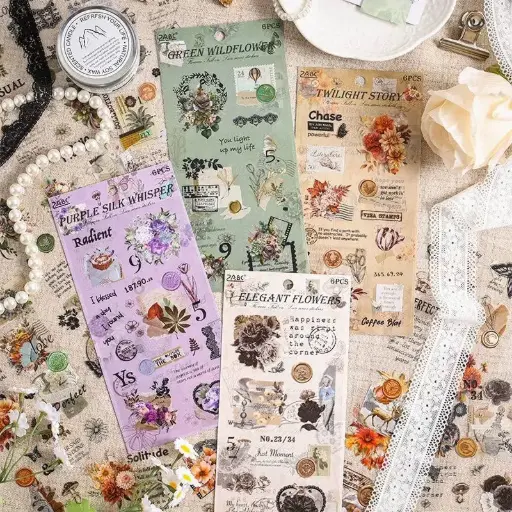 [EE25-1738] Sticker Elegante Vintage