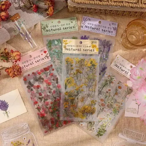 [EE25-1740] Stickers Flores Naturales