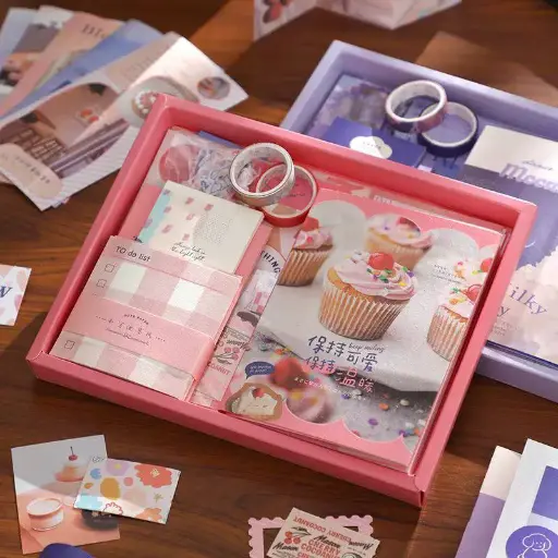 [EE25-1639B] Set Journal Vintage Colores Neutros