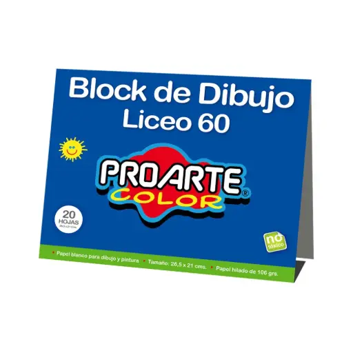 [13000-1] Block ProArte Liceo 106 Gr 20 Hjs26,5x21cm 