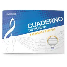 [13008-7] Cuaderno Musica ProArte 1 Pauta 10Hj 26x17,7