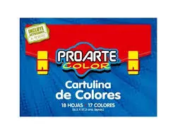 [22943-1] Est. Cartulina Pintada 18Hj 17col 26.5x37.5