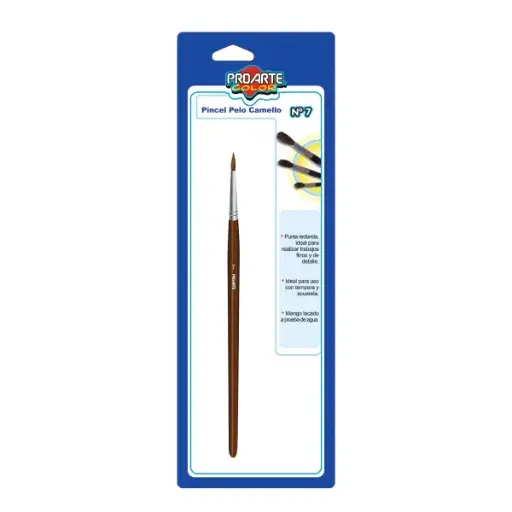[13055-9] PINCEL ESCOLAR PROARTE PELO CAMELLO 7