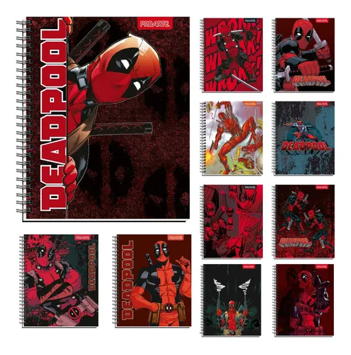 [33618-1] Cuaderno Univ ProArte Ted/Ed Deadpool 100Hj 7mm