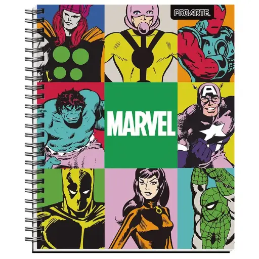 [32052-8] Cuaderno Univ ProArte Ted/Ed Marvel Comics 100Hj 7mm