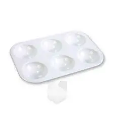 [12265-3] POCILLOS PROARTE P/TEMPERA 6 CAVIDADES 