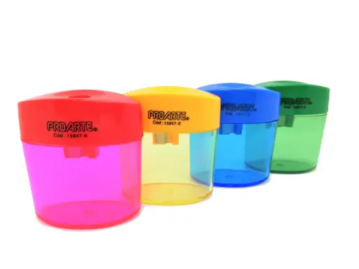 [15947-6] SACAPUNTA PROARTE PLASTICO C/DEP.OVAL