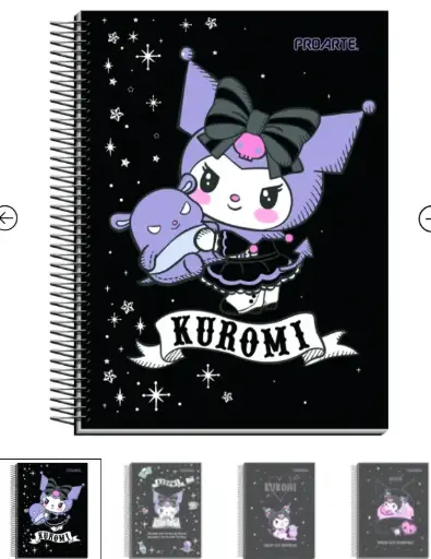 [37698-1] Cuaderno ProArte Kuromi 4Ta 150Hj 7mm