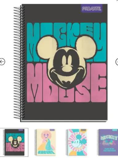 [33937-7] Cuaderno ProArte Mickey 4Ta 150Hj 7mm