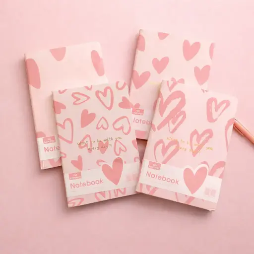 [EE25-1979] Libreta Lisa de Corazones