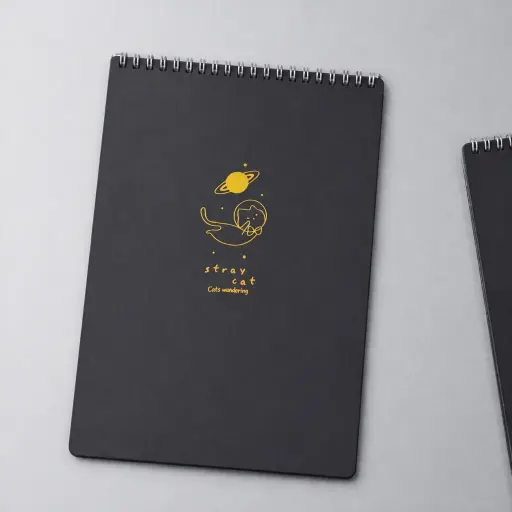 [EE25-1516] Libreta negra argollada pequeña