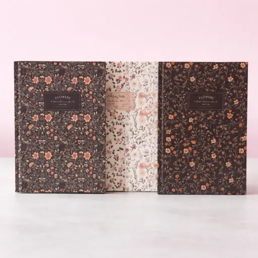 [EE25-2017] Libreta Grande Tapa Dura Floral