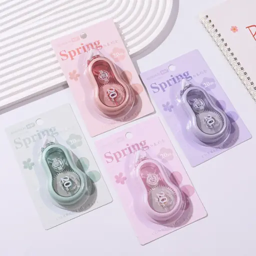 [EE25-2036] Corrector en Cinta Colores Pastel | 4 Modelos Surtidos