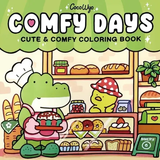 [EE25-2401] Libro para Colorear Bobbie Goods Comfy Days