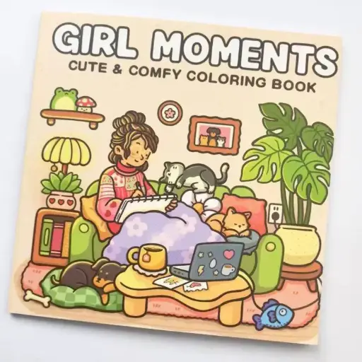 [EE25-2405] Libro para Colorear Bobbie Goods Girl Moments